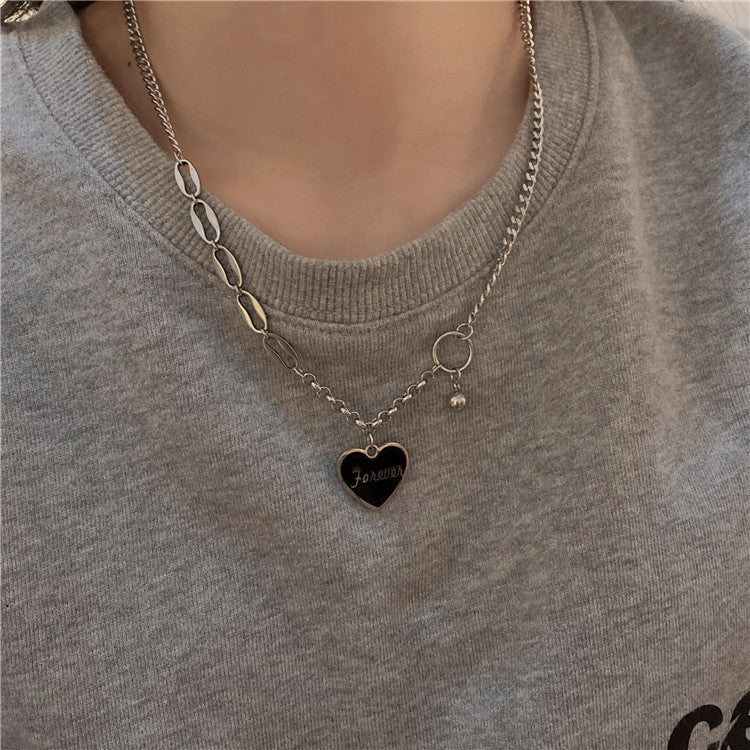 Wholesale Titanium Steel Cute Bear Necklaces